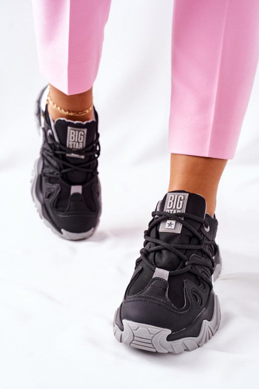 Women's Sport Shoes Memory Foam Big Star II274089 Black Women's Sport Shoes Memory Foam Big Star II274089 Black