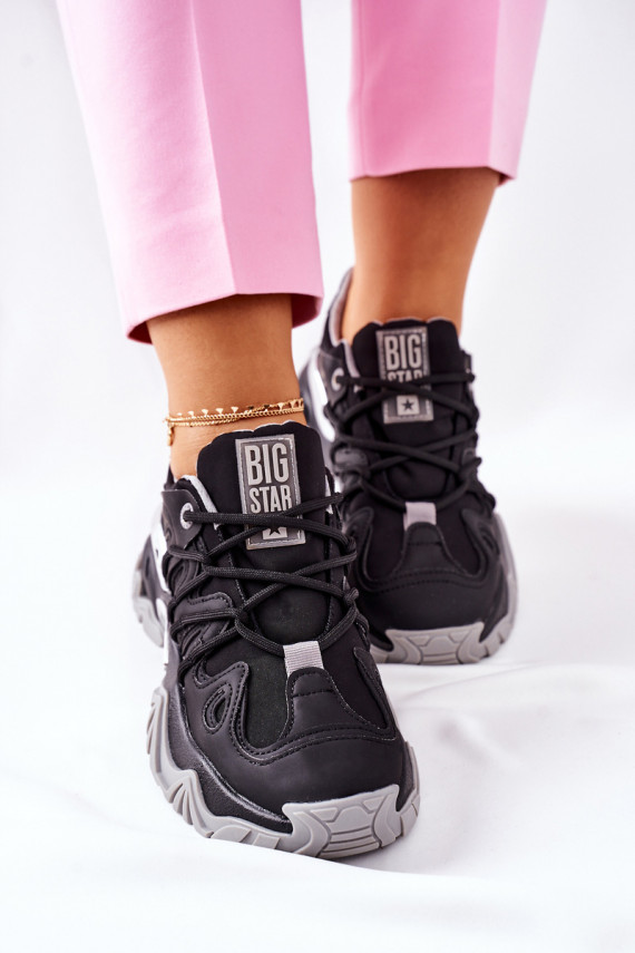 Women's Sport Shoes Memory Foam Big Star II274089 Black