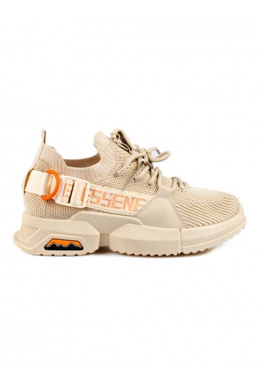 beige  Sneakers model shoes Shelovet