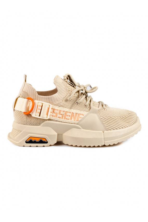 beige  Sneakers model shoes Shelovet