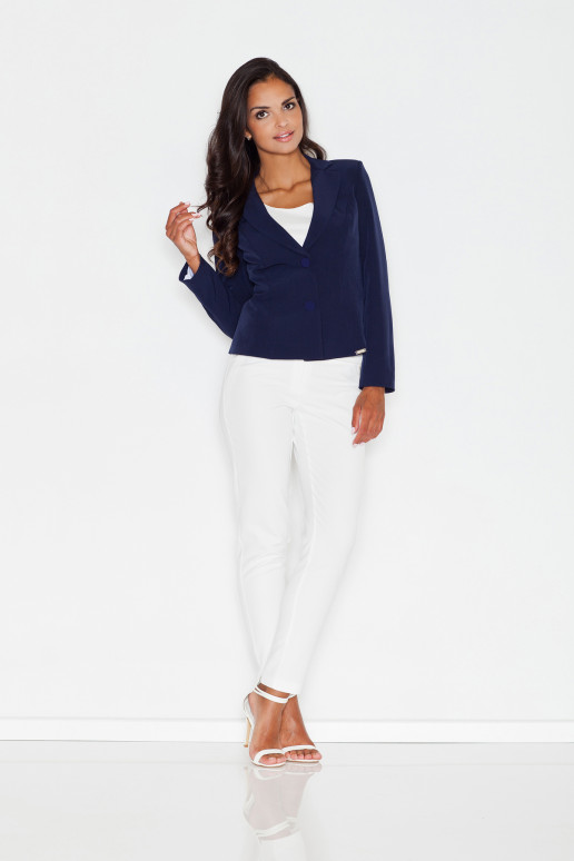 Moteriškos kelnės baltos spalvos Figl