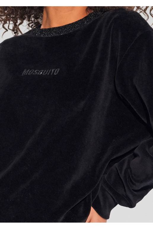 Fabi - Black jumper with a shiny... Fabi - Black jumper with a shiny...