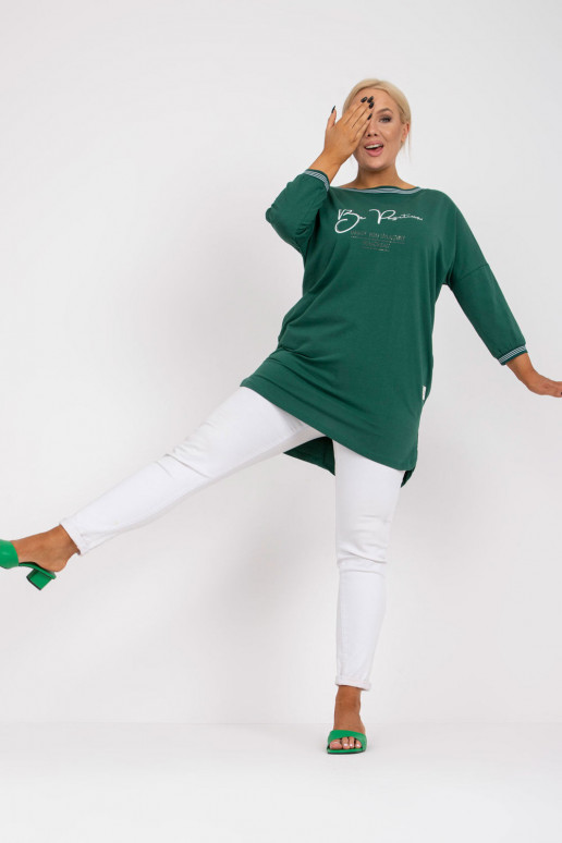 Laisvalaikio tunika žalios spalvos