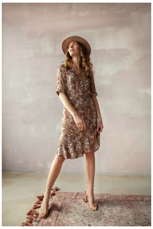 Gėlėta suknelė Stylove