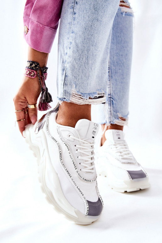 Women's Sneakers Cross Jeans II2R4017C White Women's Sneakers Cross Jeans II2R4017C White