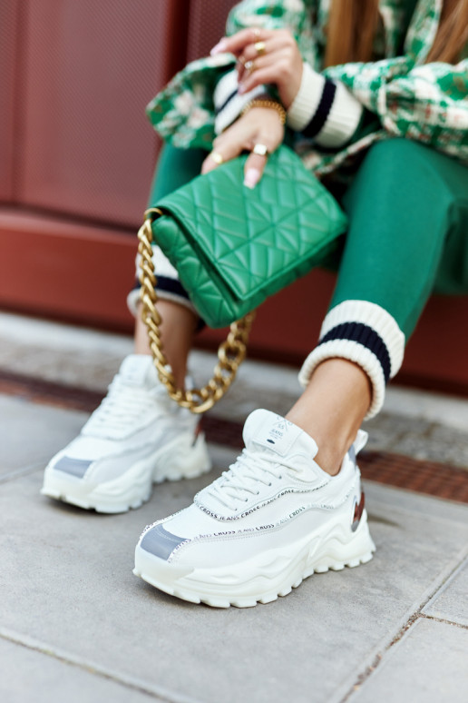 Women's Sneakers Cross Jeans II2R4017C White Women's Sneakers Cross Jeans II2R4017C White