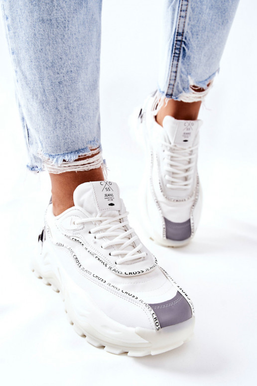 Women's Sneakers Cross Jeans II2R4017C White Women's Sneakers Cross Jeans II2R4017C White