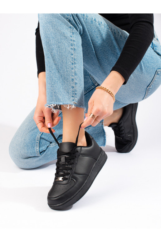 The classic model black sneakers  Shelovet