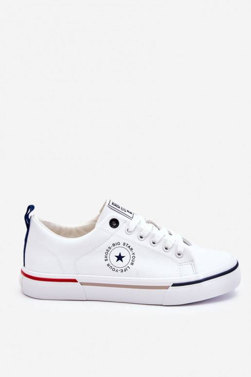 Men's Leather Sneakers Big Star LL174209 White