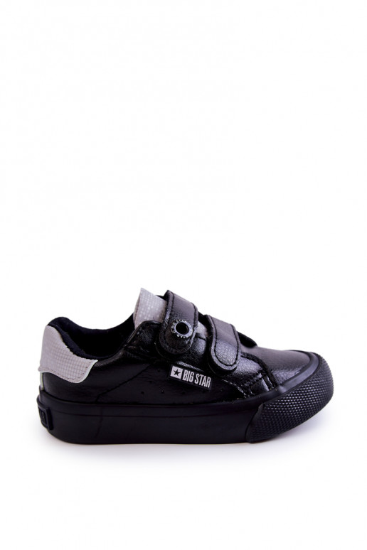 Children's Sneakers With Velcro Big Star JJ374110 Black and Grey Children's Sneakers With Velcro Big Star JJ374110 Black and Grey