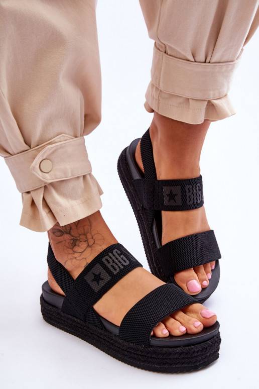 Women's Sandals Big Star LL274856 Black Women's Sandals Big Star LL274856 Black