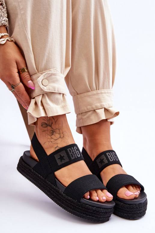 Women's Sandals Big Star LL274856 Black Women's Sandals Big Star LL274856 Black