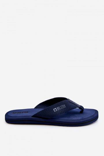 Men's Foam Flip Flops Big Star LL174617 Navy Blue 2