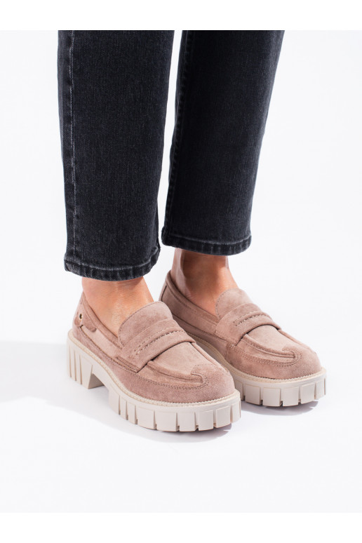 of suede  Women's moccasins Shelovet 