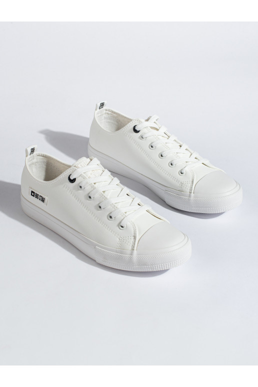  shoes white color z ekologicznej skóry BIG STAR KK174009
