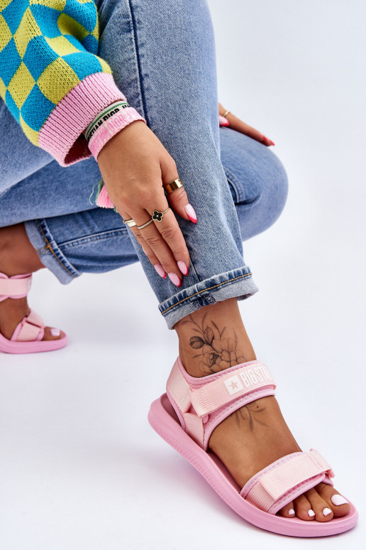 Pink sales sport sandals