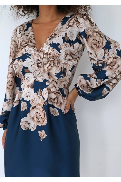 Noemi - Blue floral mini dress Noemi - Blue floral mini dress