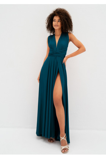 Senya - Turquoise multiway maxi dress 2