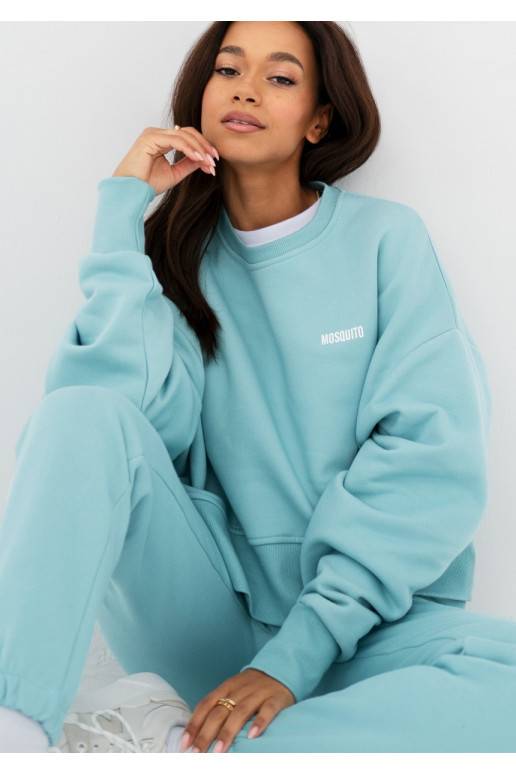 Shore - Aqua blue jumper