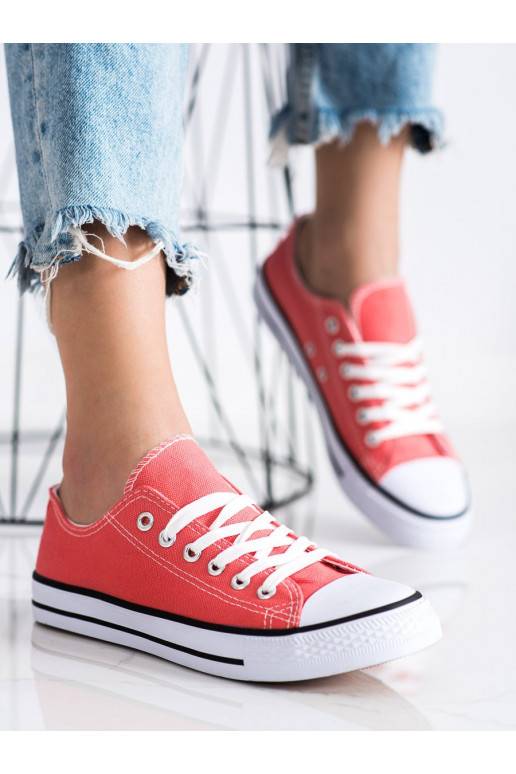 Coral colors casual shoes 