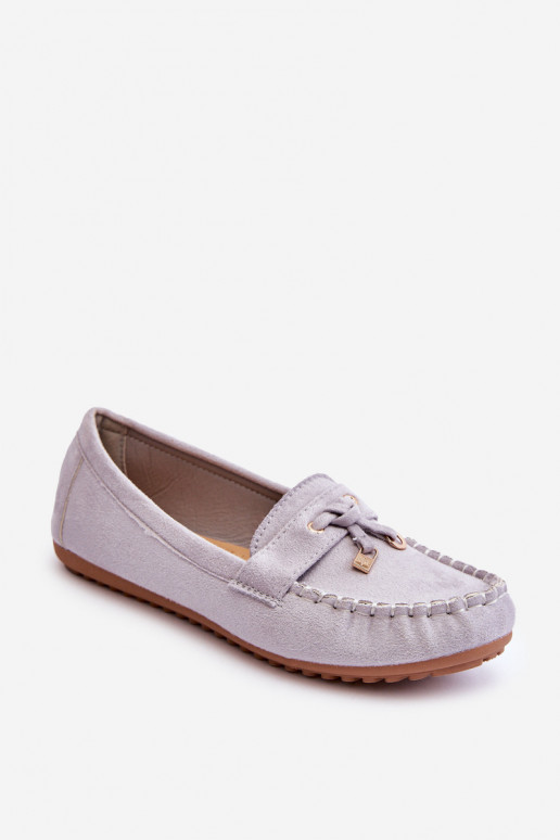 Classic Suede Loafers Grey Good Time