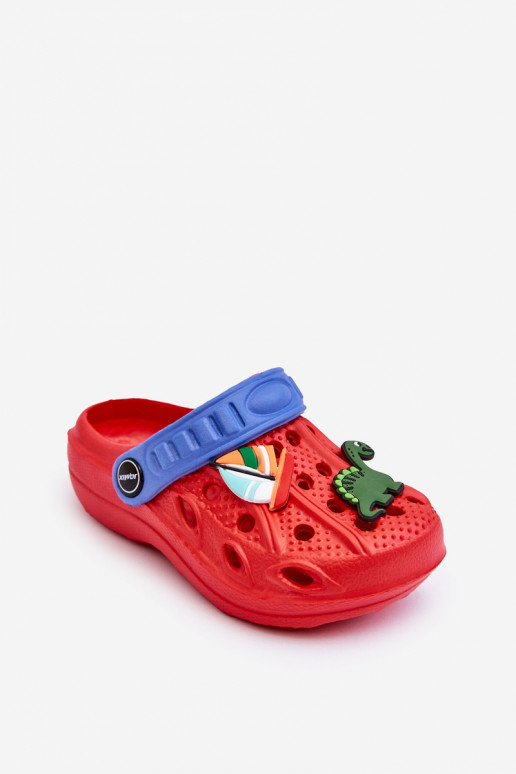 Children's Foam Lightweight Crocs Sandals Red Sweets