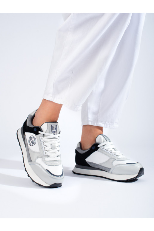   Sneakers shoes white-gray LL274370 BIG STAR