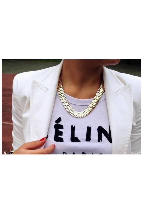 Kaklo papuošalas aukso spalvos Diavolesa - 5