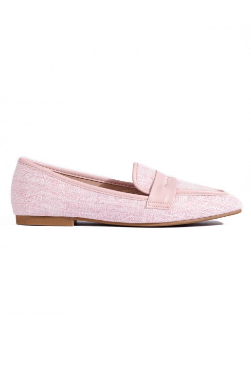 Women s moccasins light pink Shelovet