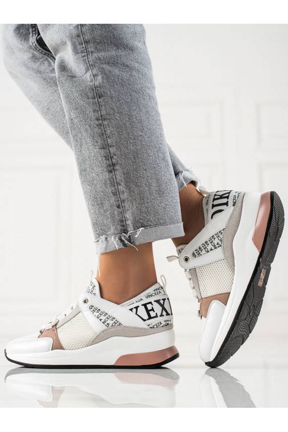 Women's casual shoes Vinceza white color