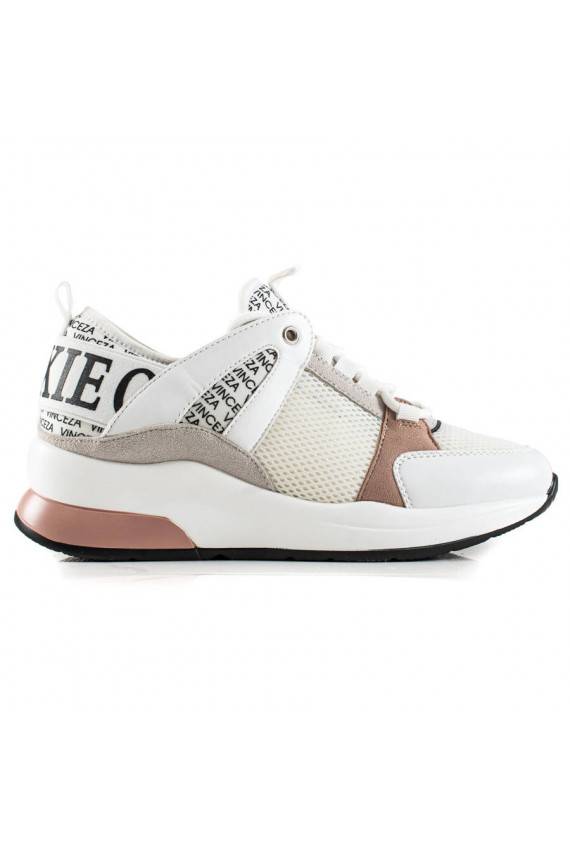 Women's casual shoes Vinceza white color