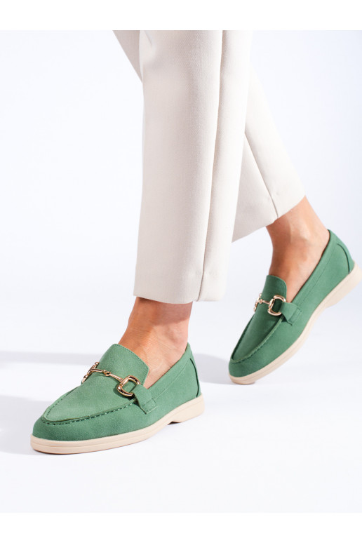 of suede Women's boots green Shelovet