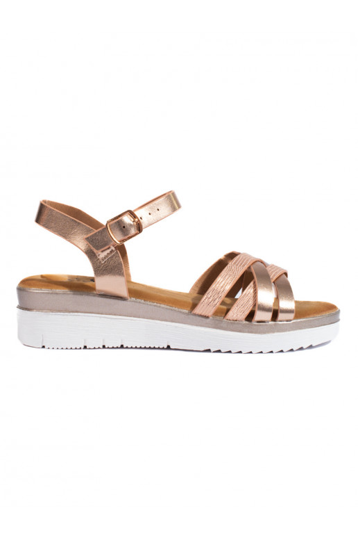 Comfortable women's sandals with a small platform  Shelovet