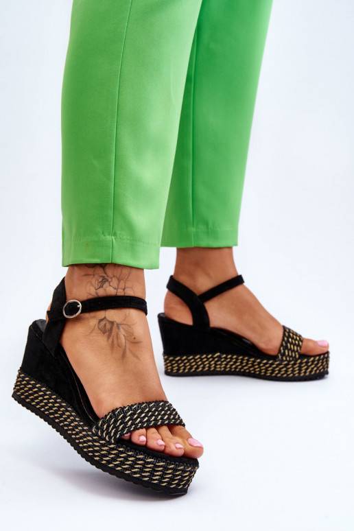 Classic Women's Wedge Sandals Black Malmo Classic Women's Wedge Sandals Black Malmo