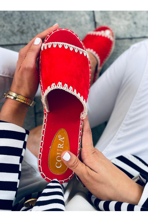 Slippers  espadrilles LEVEN RED