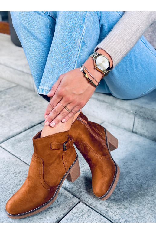 Boots with a rubber heel RETTA CAMEL