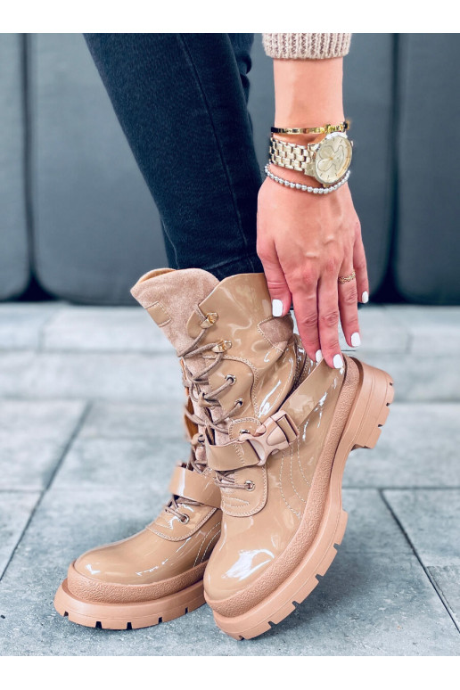 Women's boots  JENS khaki colors