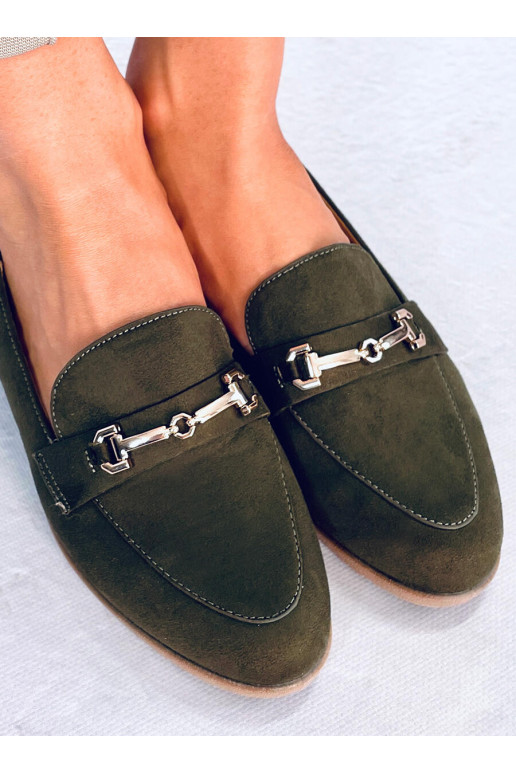 Women's moccasins JUSS GREEN