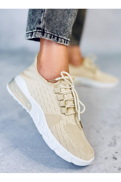 Beige sport shoes sales