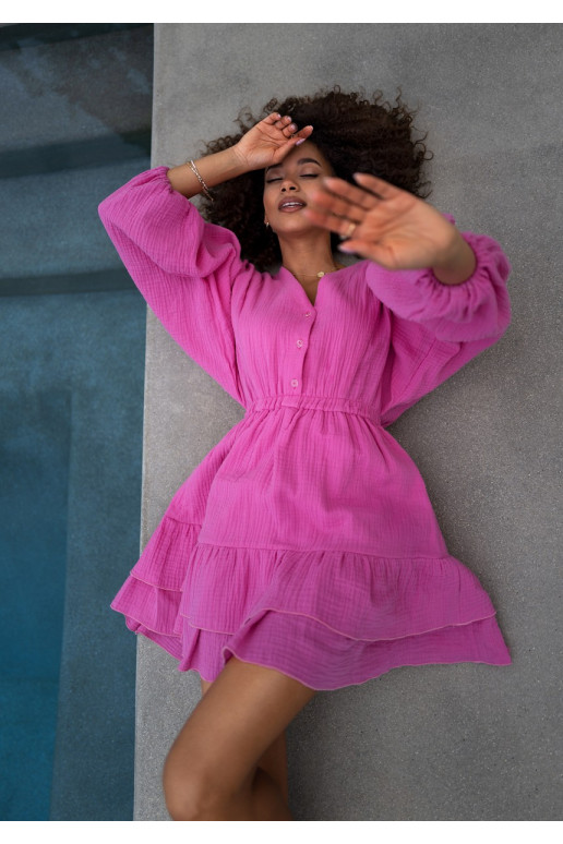 Milla - Pink muslin dress Milla - Pink muslin dress