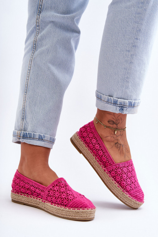 Women's Lace-Up Espadrilles Pink One Lover