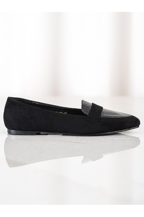 Women's moccasins Shelovet black