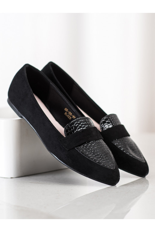 Women's moccasins Shelovet black