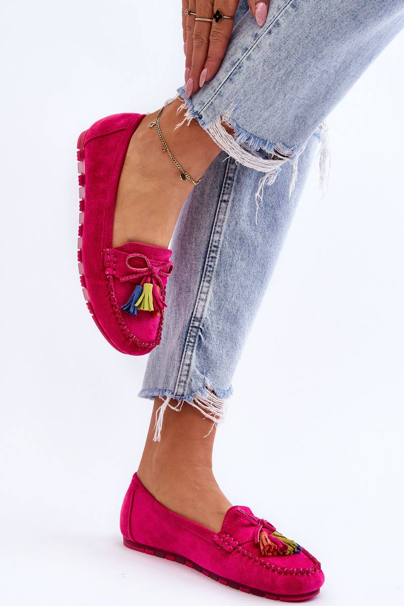 Fuchsia sales pink loafers