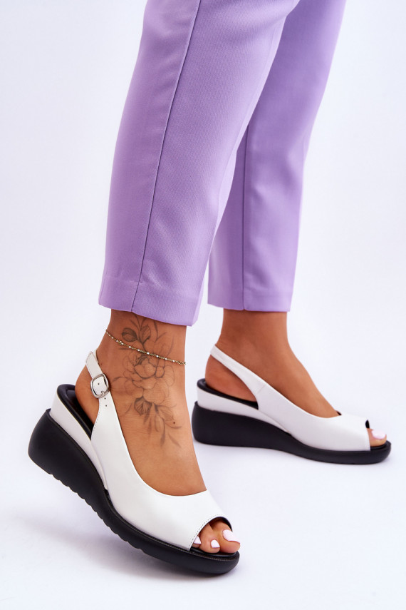 Women's Wedge Sandals Sergio Leone SK853 White