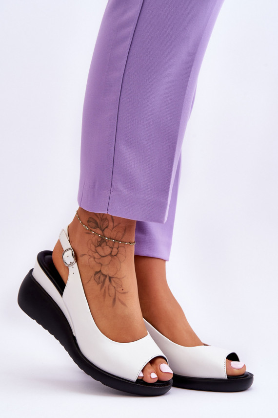 Women's Wedge Sandals Sergio Leone SK853 White