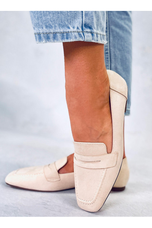 Moccasins of suede  CLASS BEIGE