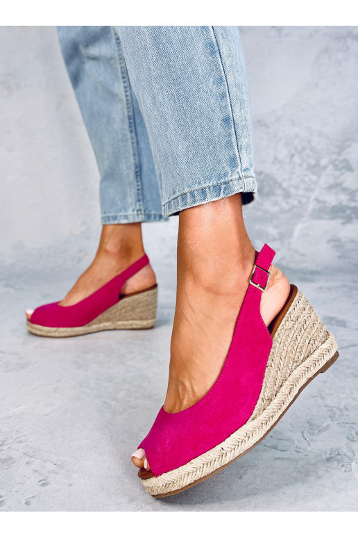 espadrilles open toe  NEVIL FUCHSIA