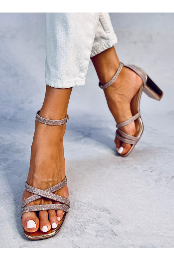 Stylish high-heeled sandals ELIZABETH CHAMPAGNE