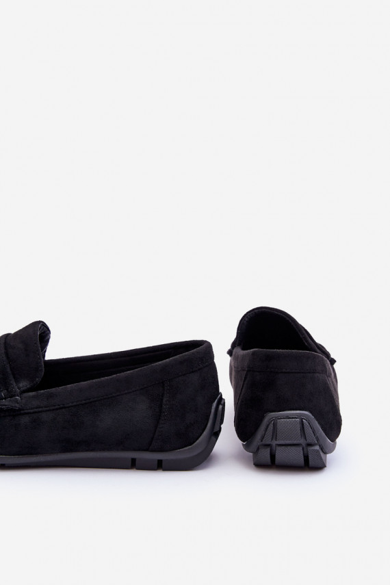 Men's Suede Loafers Black Wesley